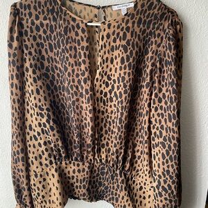 Good American Brown and Black Blouse